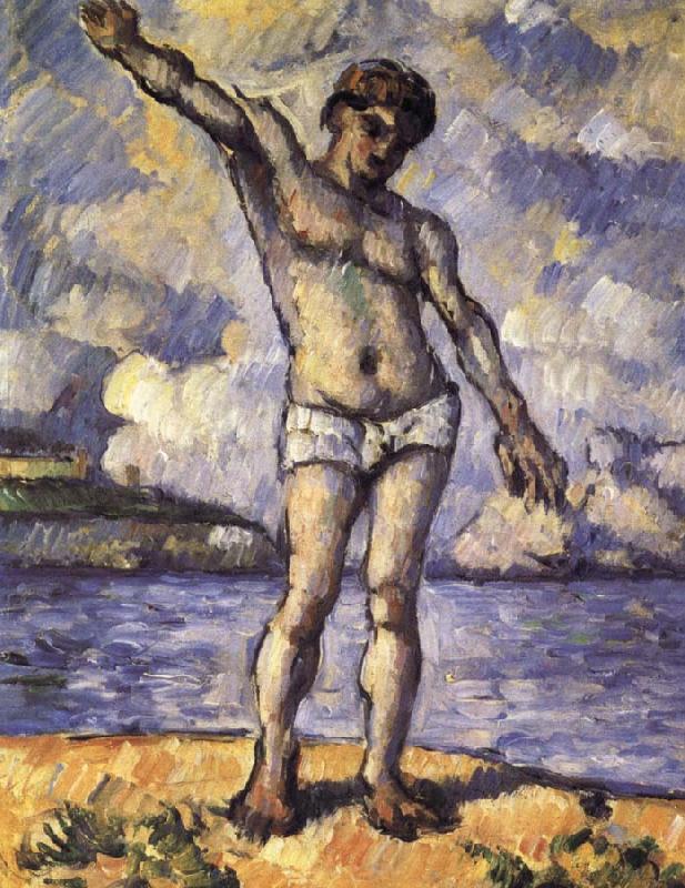 Paul Cezanne from the draft Bathing Norge oil painting art
